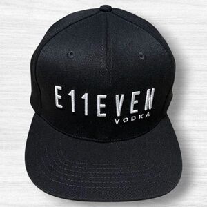 E11EVEN Vodka Snapback Black Hat Eleven Club